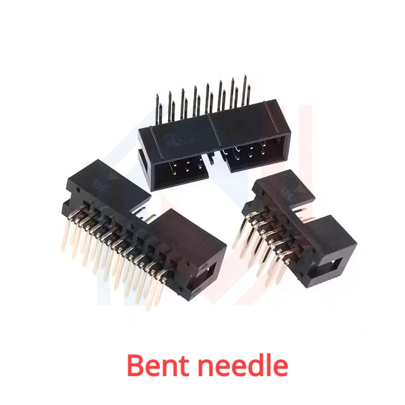 10Pcs Pitch 1.27mm 2.0mm 2.54mm Male Socket Straight IDC Box Headers PCB CONNECTOR DOUBLE ROW DC3 HEADER DIP 6/10/20/26/34/40Pin