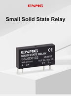 ENMG Ultra-compact Low-Profile Solid State Relay 5V12V24V PLC Interface Type SSL6D6132 DC Control DC AC 6A 2A One Normally Open