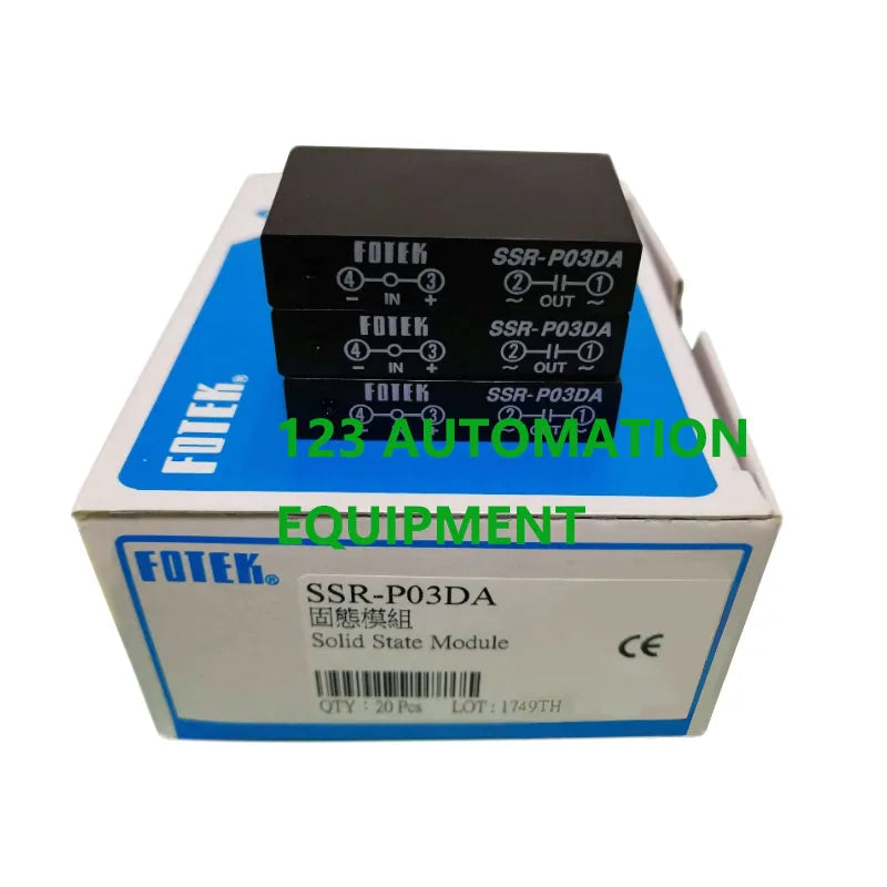 5pcs Authentic New FOTEK SSR-P03DA P03DD R05DD Single Phase Slim Solid State Relay Module
