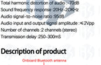 Bluetooth module 5.3 Audio transmitter module Stereo GFSK transceiver Earphone board Wireless speaker KCX_ BT_ EMITTER 5