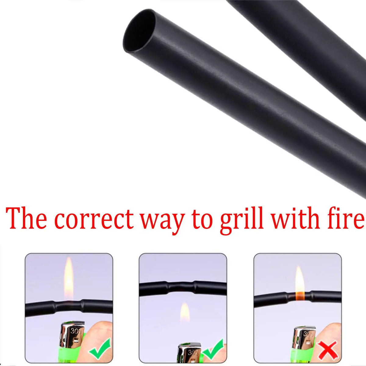 480PCS Heat Shrink Tubing 3mm Dia 30mm Long Industrial Heat-Shrink Tubing for Wires Wrap Sleeve Small Heat Shrink Tube Wrap