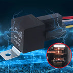 1PCS Waterproof Automotive Relay 12V 24V 40A 4 5 Pin Relay SPDT with Sockets and Wiring Harness Switch Kits for Car Truck