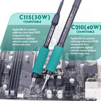 YIHUA 982-III C115 C210 C245 Soldering Iron Precision Soldering Station  Control Temperature Welding Rework Station
