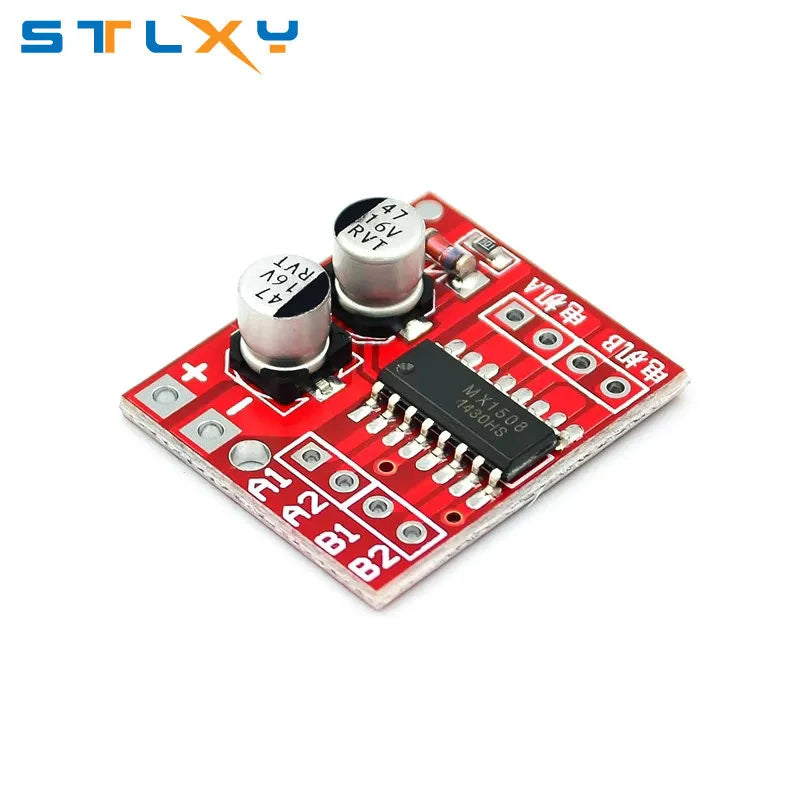 Mini-L298N L298N driver board module L298 stepper motor smart car robot breadboard peltier High Power