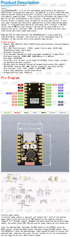 ESP32-C3 ESP32-S3 ESP32-H2 ESP32-C6 Development Board ESP32 C3 SuperMini WiFi Bluetooth ESP32C3