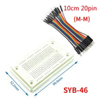 Breadboard Jumper Wire Dupont Line Kit MB102 ZY-204 400 Tie Points Solderless PCB Breadboard DIY Mini Test Protoboard Kits