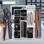 SN-28B Dupont Terminal Crimping Tool 0.25-1.0mm² AWG 23-17 Ratchet Wire Crimper for JST Molex Open Barrel Connectors