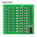 0805 SMD/SMT Components Soldering Practice Board Electronic Project Kits DIY Soldering Kit Skill Training Board Led Transistor