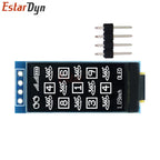 1.09 Inch OLED Display Module 128x64 White SSD1312 I2C, 4 Pin Interface for Raspberry Pi, Low Power Wide View