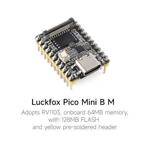 Pico Mini RV1103 Linux Micro Development Board  Integrates ARM Cortex-A7/RISC-V MCU/NPU/ISP Processors