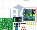 DIY Soldering Practice Training Module 7 Segment Display Decoder Circuit Board for Student Electronic Learning