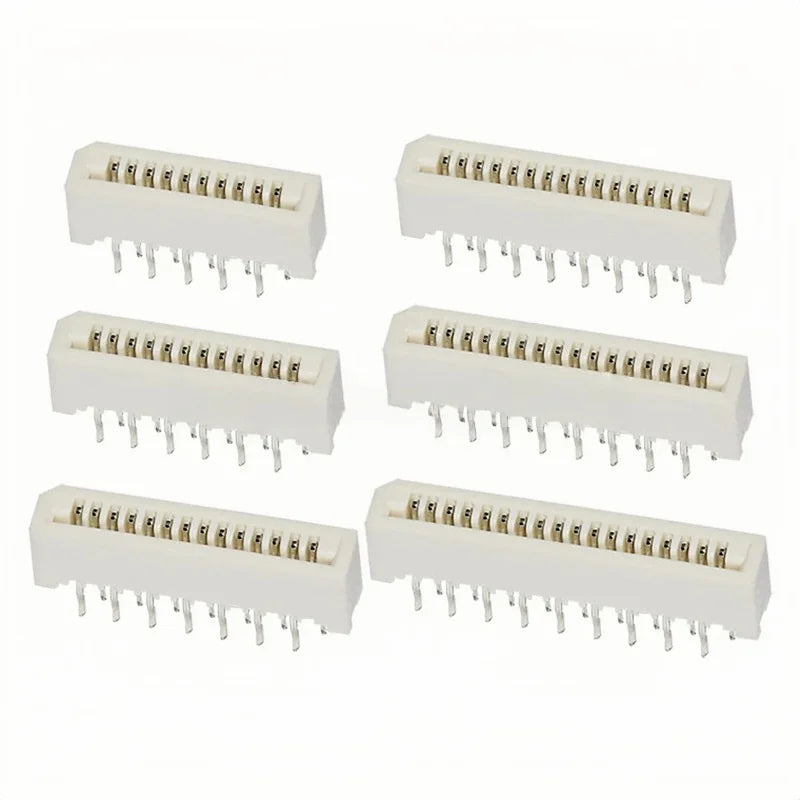 10Pcs 1.0mm FPC/FFC Connector LCD Flexible Flat Cable Socket Double Row 4/5/6/7/8/9/10/11/12/14/16/18/20/22/24/26/28/30/31 Pin