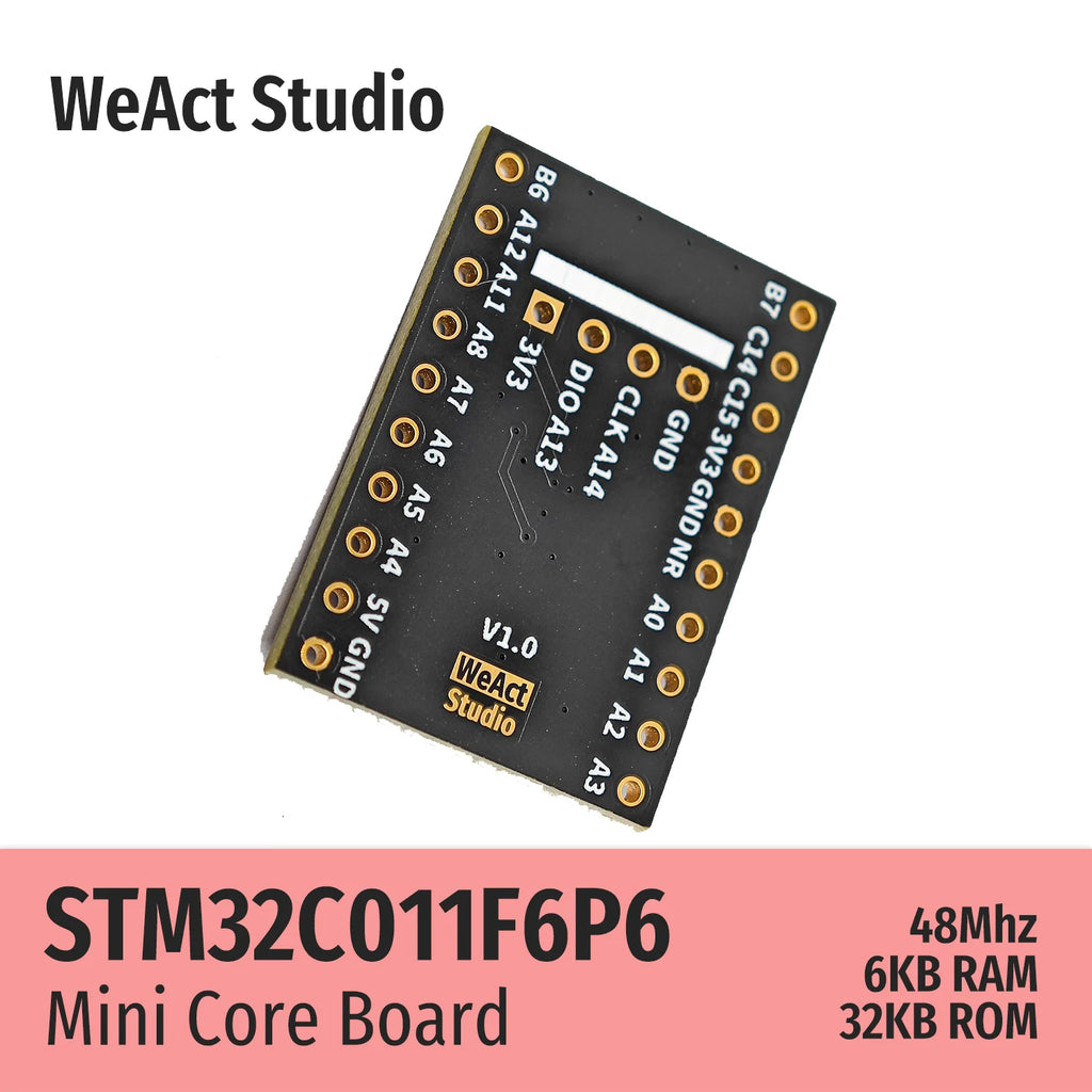 WeAct STM32C011F6P6 STM32C011 STM32C0 STM32 Core Board Demo Board