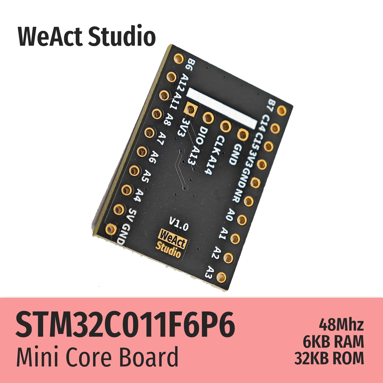 WeAct STM32C011F6P6 STM32C011 STM32C0 STM32 Core Board Demo Board