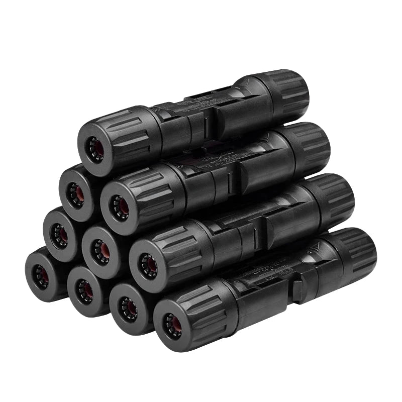 400/200/100/40/20/10 Pcs Photovoltaic Solar Connector Kit 1000V 30A Panel Solor Connectors for PV/MC Cable 2.5/4/6mm2