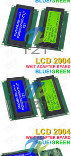 TZT LCD2004+I2C 2004 20x4 2004A Blue/Green screen HD44780 Character LCD /w IIC/I2C Serial Interface Adapter Module For Arduino
