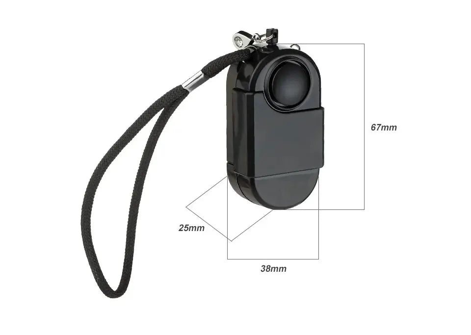 Portable Mini Motion Detector Alarm 120DB Siren SOS Flashligh LED Light Security Alarm For Travel Home Kids Safe Personal Alarms