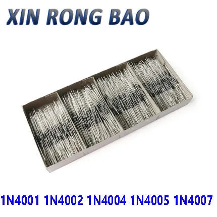 100Pcs Rectifier Diodes 1A DO-41 1N4001 1N4002 1N4004 1N4007 50V 100V 200V 400V 1000V IN4007