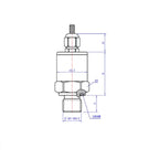 0-10bar 0-16bar 0-20bar Ceramics Pressure Transmitter 0-5V 0-10V Water Oil Air Gas Pressure Sensor