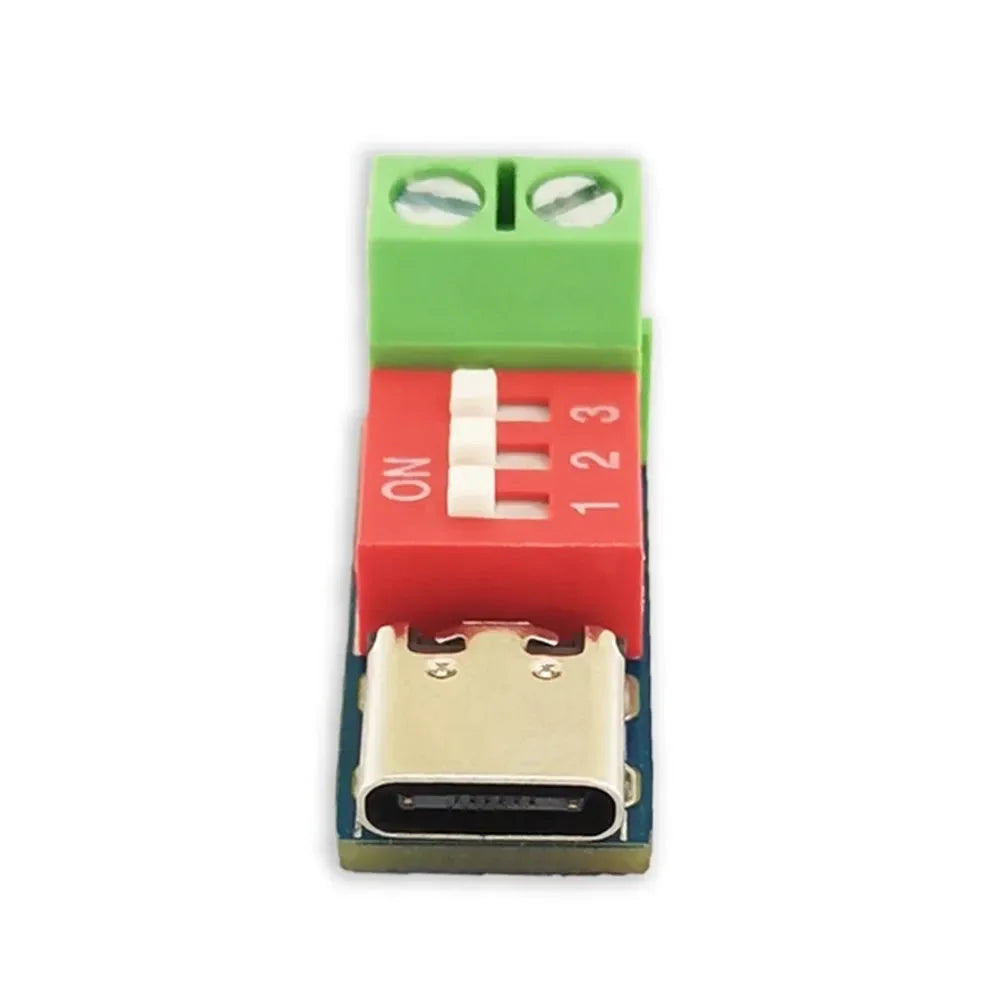 USB-C PD Trigger Board Module PD/QC Decoy Board Fast Charge USB Type-c to 12v High Speed Charger Power Delivery Boost Module