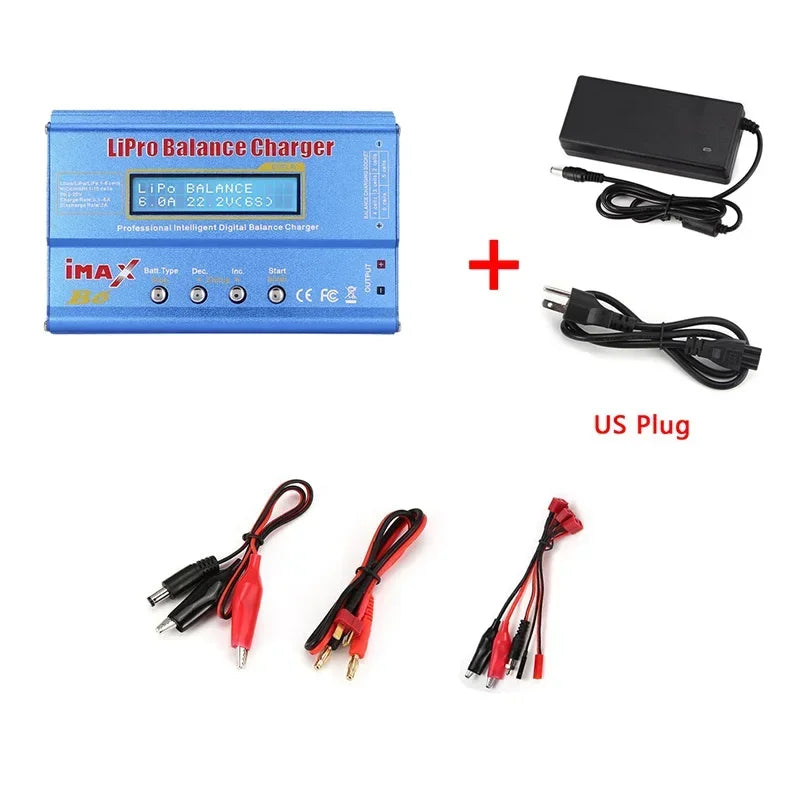 IMAX B6 80W Battery Charger Lipo NiMh Li-ion Ni-Cd Digital Lipro Balance Charger Discharger 1-6S for RC FPV Drone Airplane Car