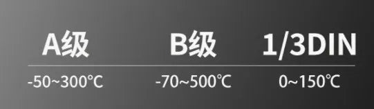 PT100 sensor  Class A B 1/2B 1/3B PT1000  platinum thermistor