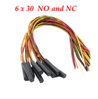 10pcs/lot Normally Open Closed Reed Sensor Proximity Switch Magnetic Control Switch 4 X18 Plastic Tape Length 6 X 30mm 15 GPS-01