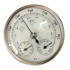 3 In 1 Wall Mounted Household Barometer Thermometer Hygrometer Weather Station Hanging Pressure hPa Gauge Air Weather Instrument