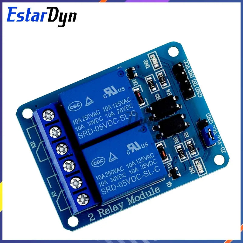 Estardyn 5V 1 2 4 8 Channel Relay Module With Optocoupler. Relay Output 1 2 4 8 Way Relay Module  In Stock  For