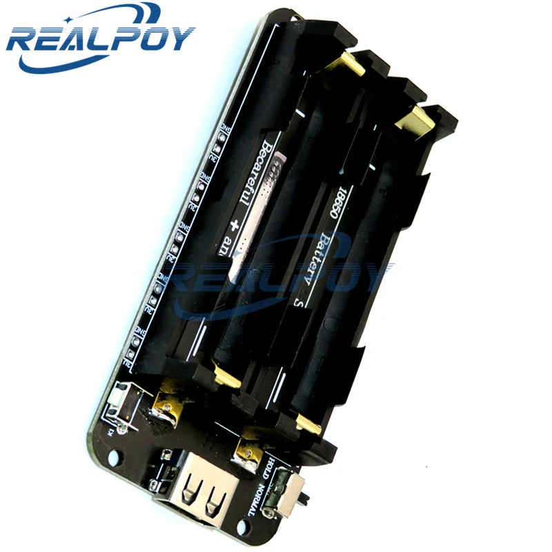 ESP8266 ESP32 Dual 18650 Lithium Battery Shield V8 5V 2.2A 3V 1A Mobile Power Bank Battery Charging Module Micro USB For Arduino