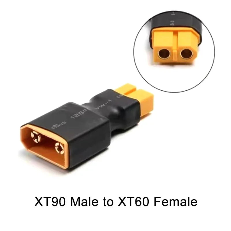 QS8 to XT60 XT90 Integrated Plug Adapter QS8 Male to Female Electric Lithium Battery Model Aircraft XT30 T-type Connector