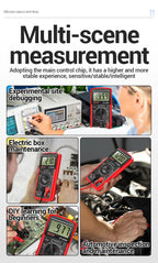 Profesional Digital Multimeter AC/DC Voltage Current Test ANENG Capacitance NCV Resistance Ohm Electrical Test Meter Tools