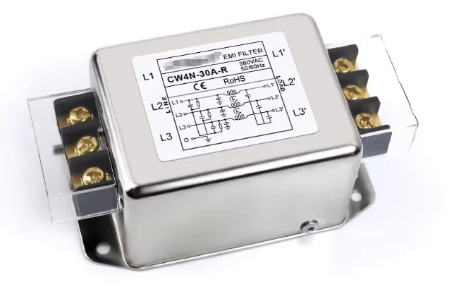 EMI Purification Power Filter CW4N-30A-R Three-phase Three-wire Anti-interference AC 380V