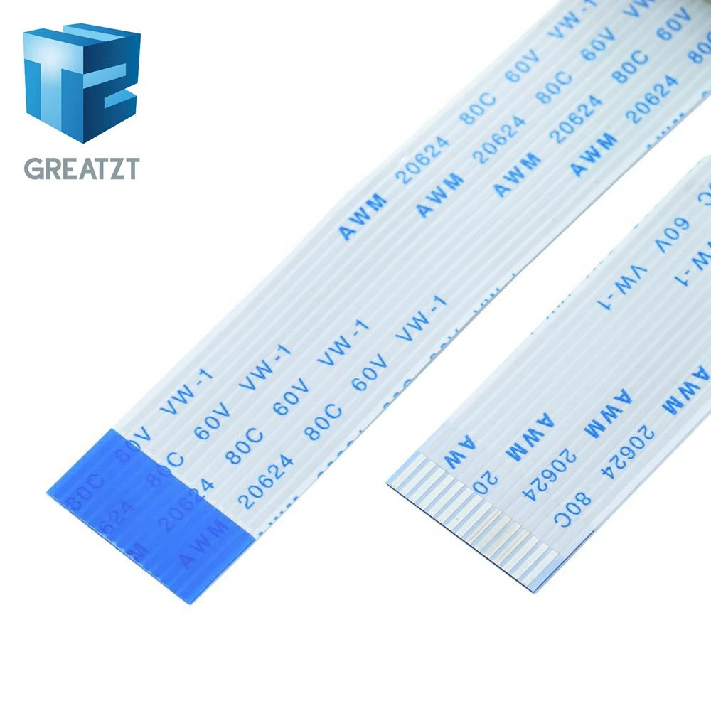 GREATZT 15 Pin Ribbon Flex CSI Cable with 10cm 20cm 30cm 40cm 50cm 60cm Length for Raspberry Pi 3 Model B+ / 3 / 2 Camera
