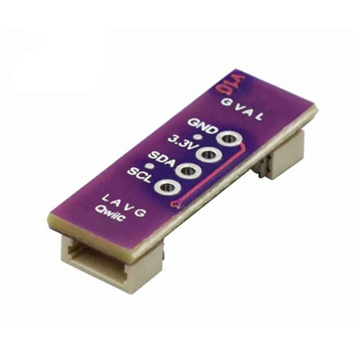 10pcs/2.54MM Pin Header to QWIIC JST SH 1mm Breadboard Splitter Adapter for Electronics