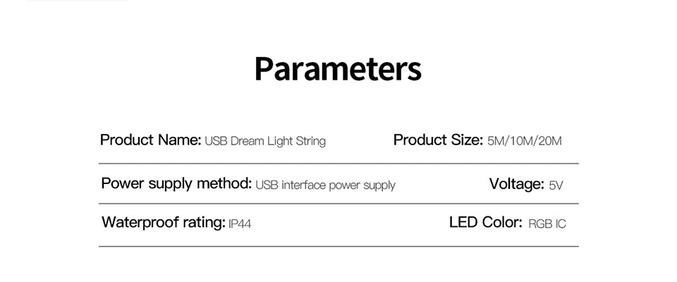 USB 5V Smart RGB-IC Fairy Light String Christmas Lights Decorations Lamp Garland WS2812 Bluetooth APP&Remote Control Addressable