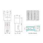 10/50 Sets Micro JST 1.25mm Wire to Wire Type Connector Kit with Male/Female Housing And Terminals for Electronics