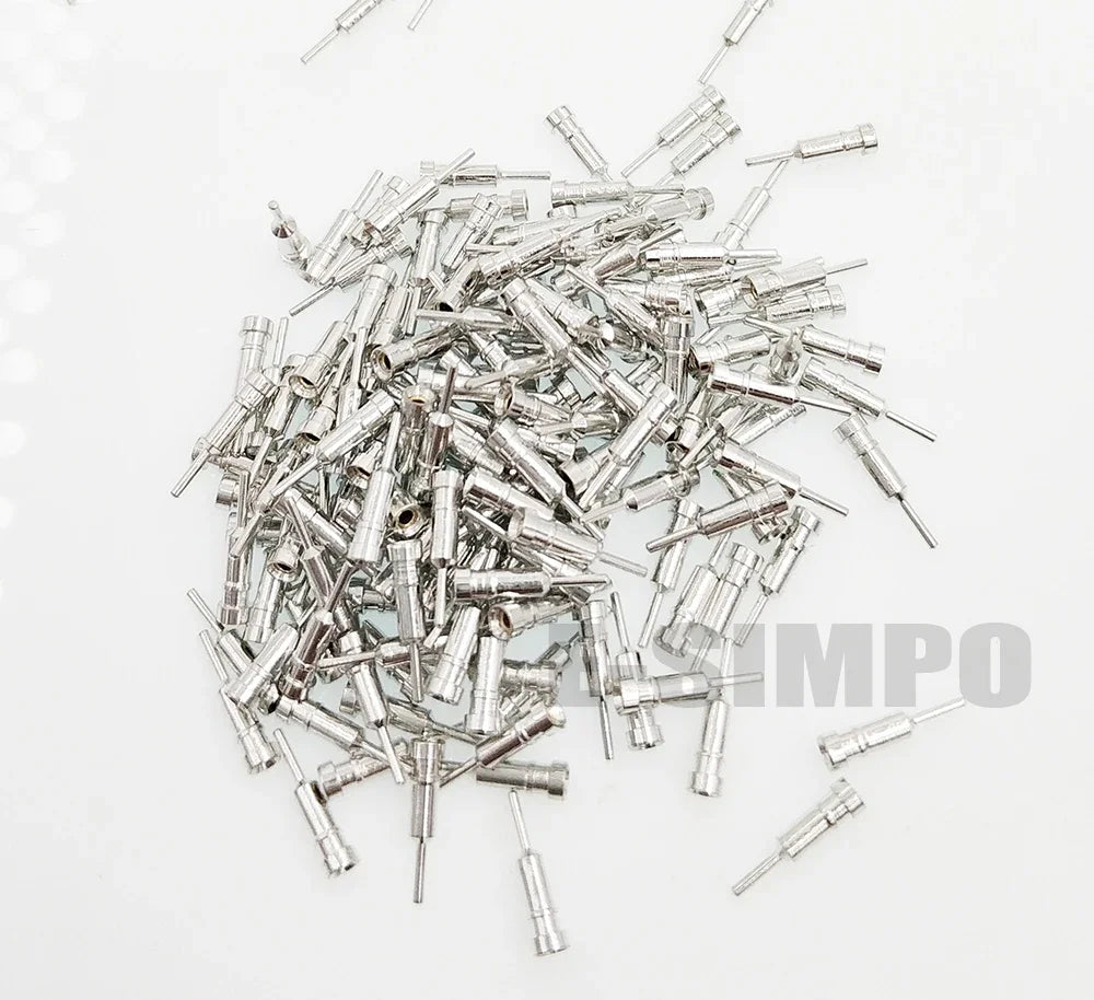 300pcs Round Female Receptacle Socket for Pin Dim0.45-0.6mm without Plastic for 2.54 Hole Pin Header