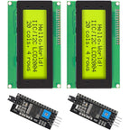 2PCS IIC I2C TWI Serial LCD 2004 20x4 Blue Backlight Module with I2C Interface Adapter Compatible with Raspberry Pi