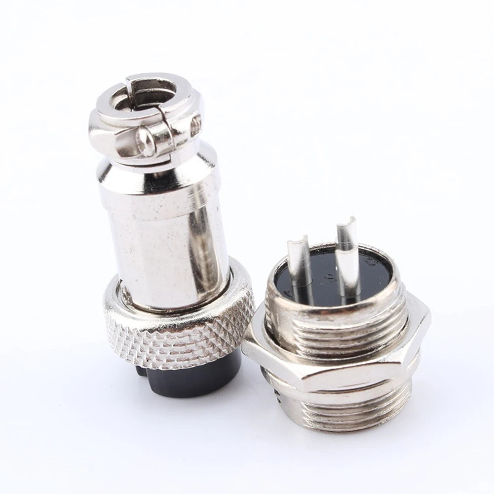 1pc GX16 3-pin Screw-type Aviation Electrical Socket Connector Wire Harness Panel For Data Acquisition Systems Inclinometers