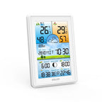 Baldr Wireless Digital Color Display Weather Station Clock Barometer Thermometer Hygrometer Trend Forecast Outdoor Sensor