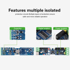 ESP32-S3-RS485-CAN 1-way WiFi Bluetooth Relay Industrial Control Board Isolated RS485/CAN Industrial Expansion Module or Sensor