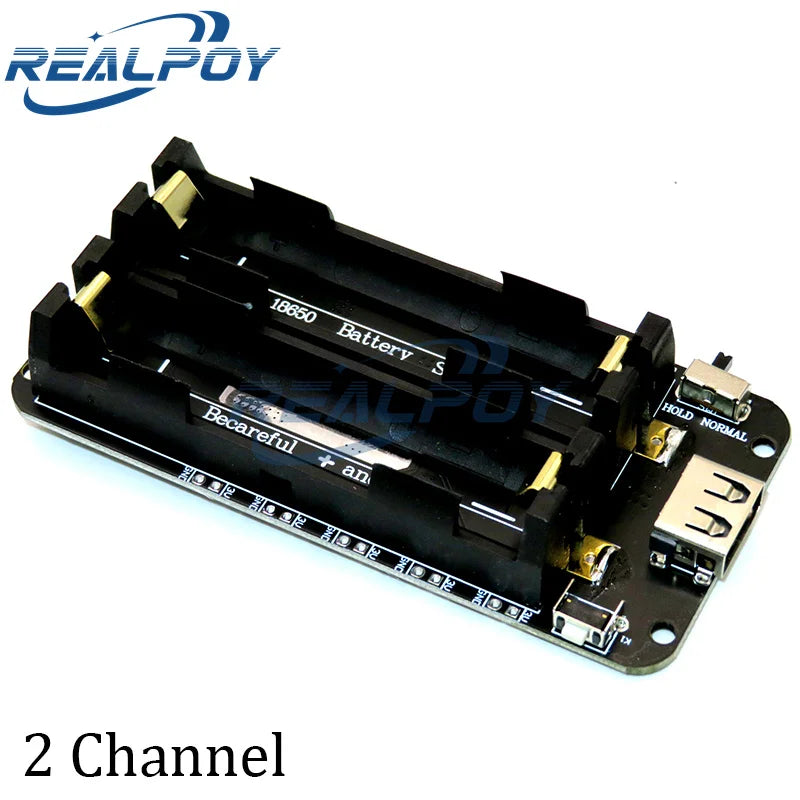 ESP8266 ESP32 Dual 18650 Lithium Battery Shield V8 5V 2.2A 3V 1A Mobile Power Bank Battery Charging Module Micro USB For Arduino