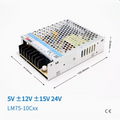 LM75-10C051212-28 LM75-10C051515-23 LM75-10C052412-15 75W AC-DC Enclosed Switching Power Supply