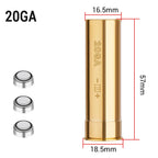 Red Dot Laser Brass Boresighter CAL .223/5.56/9mm/308/7.62/.45/30-06 Cartridge Boresight for Rifle Scope Hunting Gun Accessories