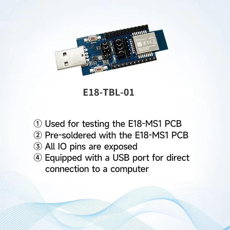 CC2530 ZigBee 2.4GHz SPI Wireless Module 4dBm COJXU E18-MS1-PCB PCB Antenna Data Zigbee Wireless Transmitter Receiver Module