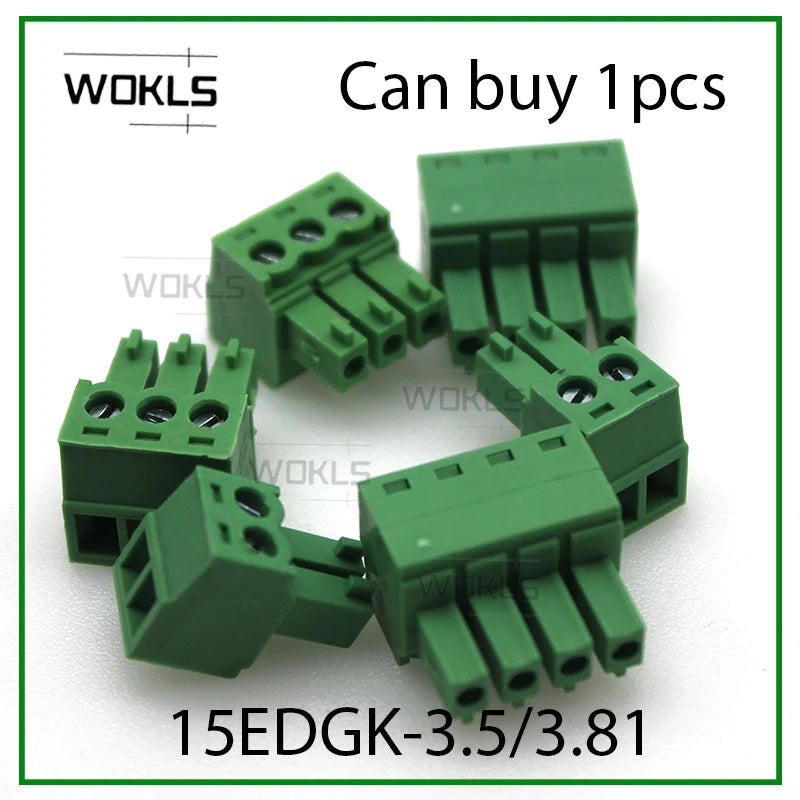 50pcs/100pcs  PCB Screw Terminal Block Connector PLUG PIN HEADER SOCKET  KF2EDGK  15EDGK MC1.5/ST 3.81 3.5 BCZ3.81/180