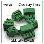 50pcs/100pcs  PCB Screw Terminal Block Connector PLUG PIN HEADER SOCKET  KF2EDGK  15EDGK MC1.5/ST 3.81 3.5 BCZ3.81/180