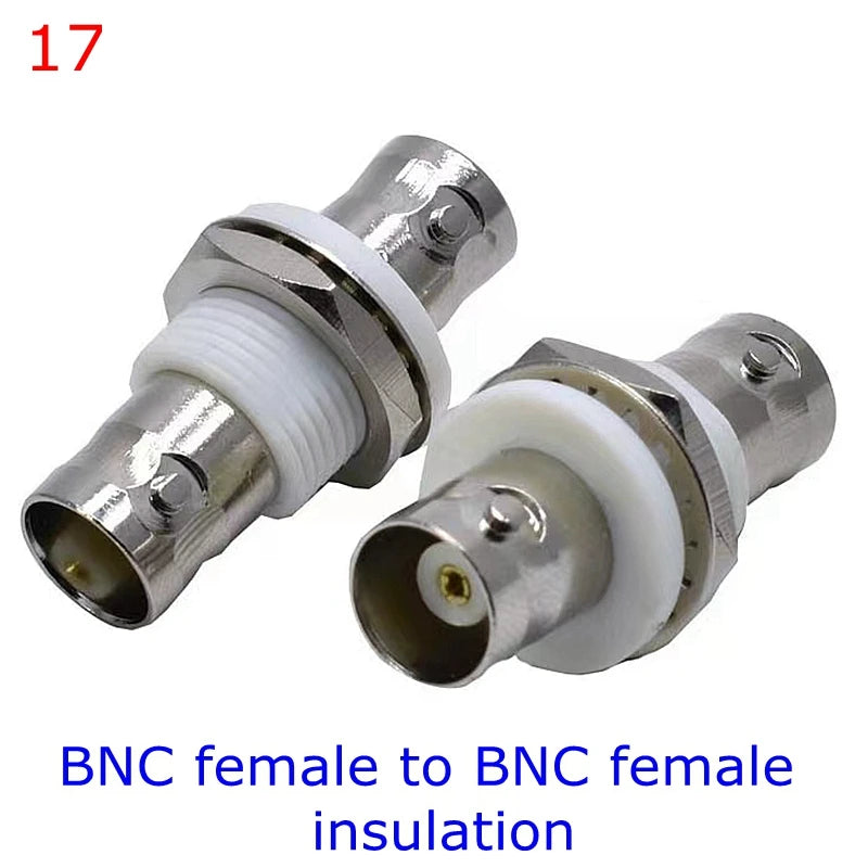 Q9 BNC Male Female Connector Tee Type 3Way Splitter BNC To BNC Male Female 90 Degree Right Angle Brass RF Coaxialc