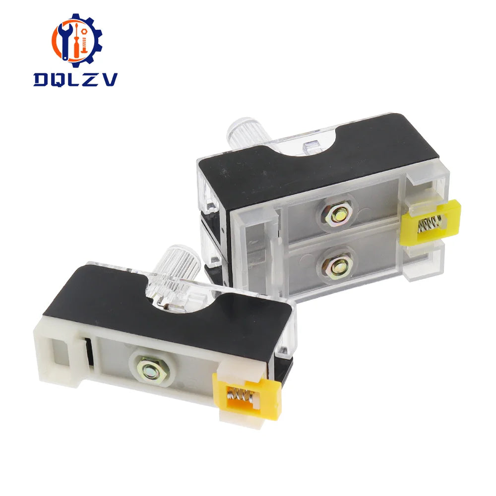 1PCS 6X30mm Glass Fuse Holder FS-101 Din Rail Mount Single Pole 6*30 Fuse Casing 0.5A ~ 30A